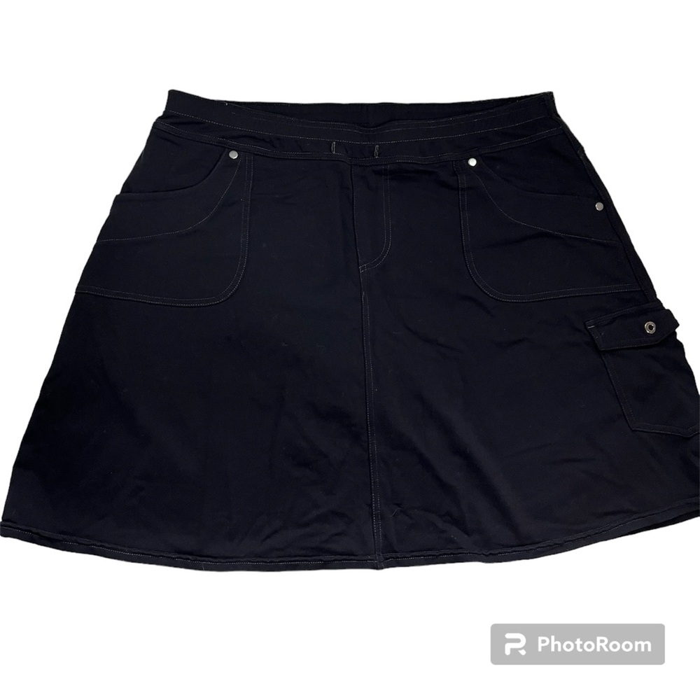 KUHL Mova Skort Cargo Black Size Large Outdoor Hiking Camping